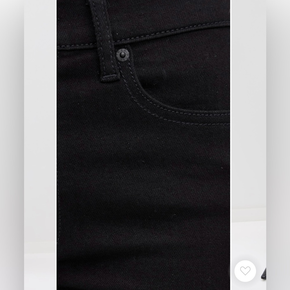Black denim "covergirl" high rise jeans - Picture 4 of 7